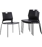 Amazon.com: Sidanli Stacking Chairs Stackable Waiting Room Chairs